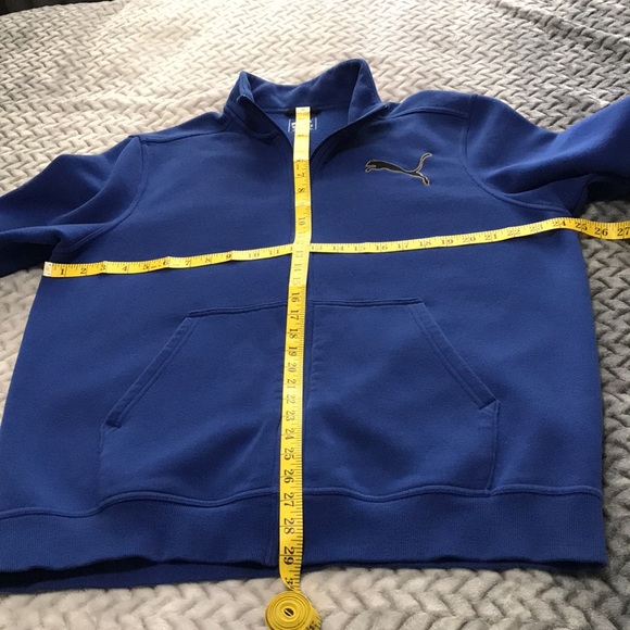 Puma Mens Hoodie, Size XL, Colour Blue - Picture 10 of 11